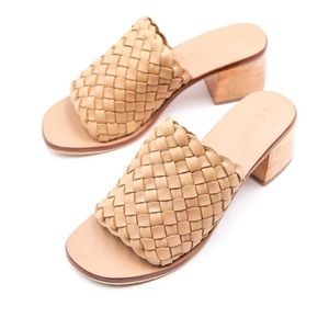 Liberte | Santorini Woven Mule | Cream | Size 7